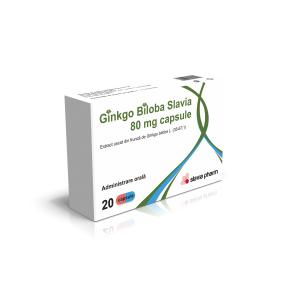 Ginkgo Biloba Slavia 80 mg capsule