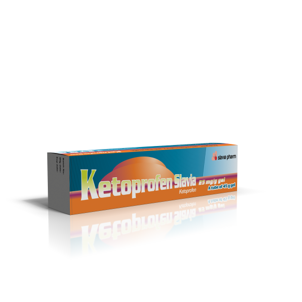 Ketoprofen Slavia 25 mg/g gel