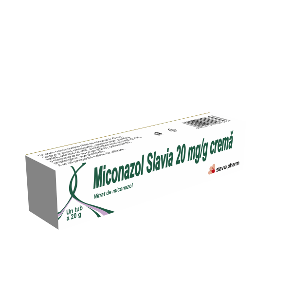 Miconazol Slavia 20 mg/g cremă